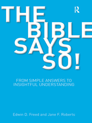 cover image of The Bible Says So!